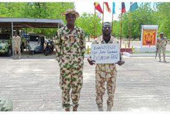 Two dismissed army officers who allegedly murdered an Islamic scholar in Yobe
