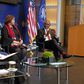 Makila James, a USIP senior advisor; Joshua Meservey, a senior policy analyst at the Heritage Foundation; Dana Banks, senior director for Africa at the U.S. National Security Council; and Tony Elumelu discuss entrepreneurship and peacebuilding in Afric...
