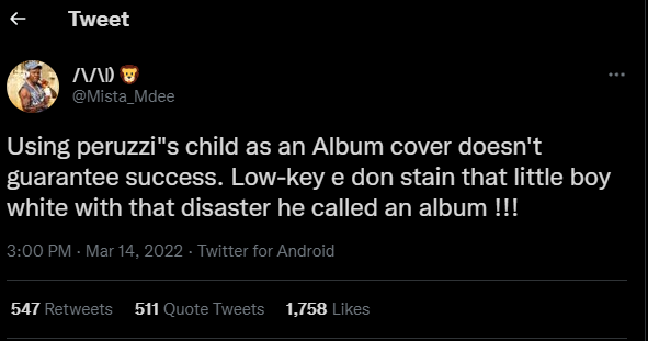 Davido issues stern warning to Twitter user who claimed Peruzzi fathered his son