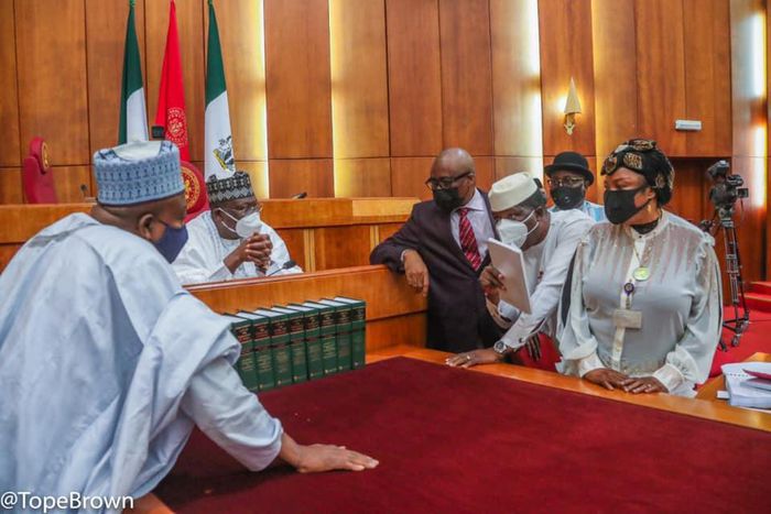 Nigerian senators [Tope Brown]