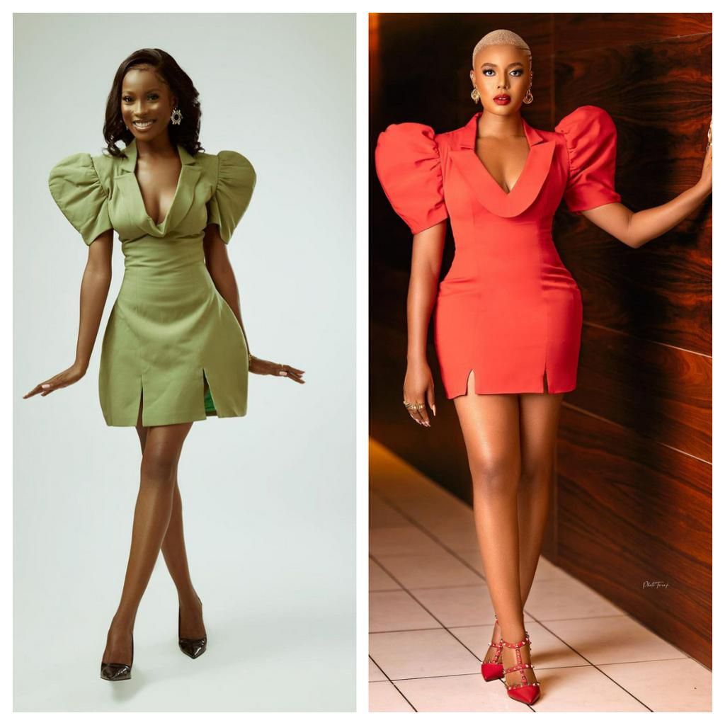 Nancy and Jemima in similar outfits [Instagram]