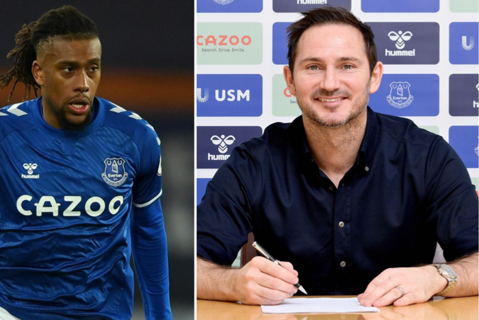 Alex Iwobi and Frank Lampard