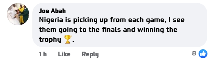 Nigeria seems to be picking form at the right time says Joe.