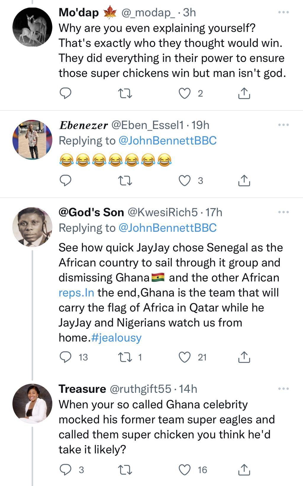 FIFA thought Nigerian will beat Ghana; BBC reporter says over Davido's feature On World Cup song