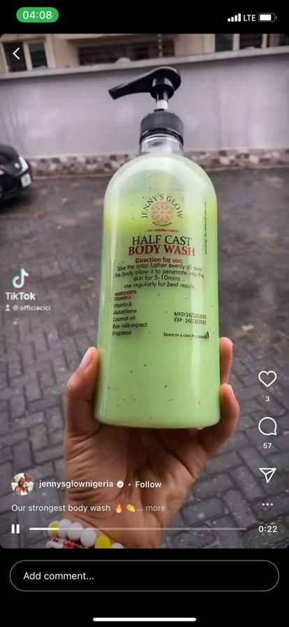 Glutathione is a whitening agent