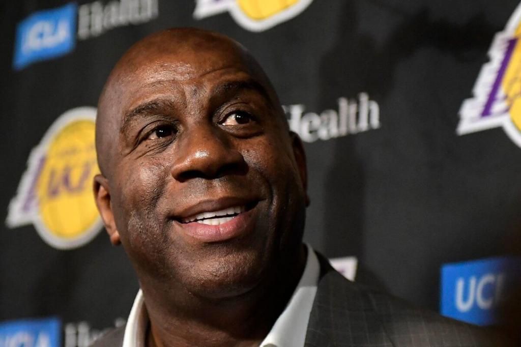 American Basketball Legend Magic Johnson