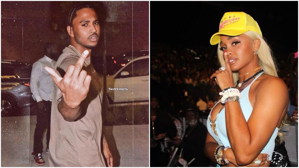 American rapper Trey Songz and basketballer Dylan Gonzalez [Instagram/TreySongz] [Instagram/Dylan Gonzalez]