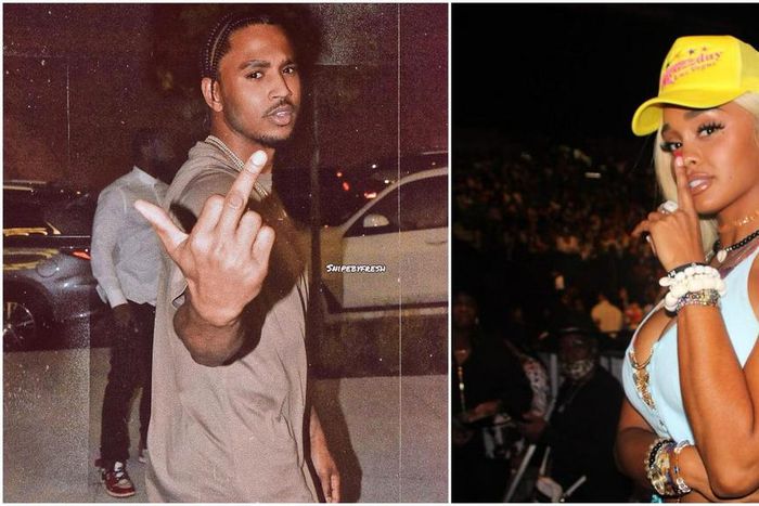 American rapper Trey Songz and basketballer Dylan Gonzalez [Instagram/TreySongz] [Instagram/Dylan Gonzalez]