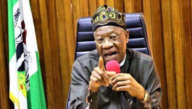 Nigeria's Information Minister, Lai Mohammed
