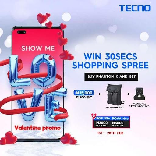 It's the season of love! Win exciting prizes with the TECNO "Show Me Love" promo