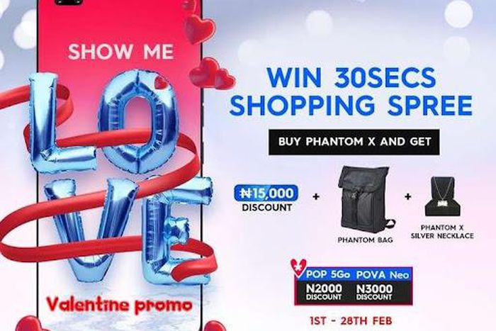 It's the season of love! Win exciting prizes with the TECNO "Show Me Love" promo
