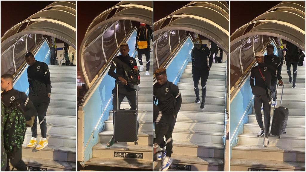 The Super Eagles of Nigeria are back in Abuja after 0-0 draw against Ghana