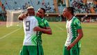 Odion Ighalo celebrates with Victor Osimhen