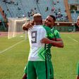 Odion Ighalo celebrates with Victor Osimhen
