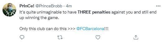 Reactions as Barcelona overcome 3 penalties to beat Levante 3-2 with late Luuk de Jong goal