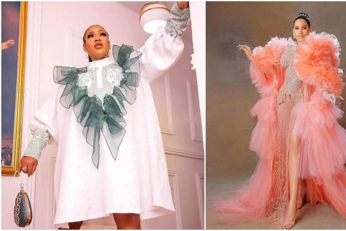 Reality TV stars Toyin Lawani and Carolyn Hutchings [Instagram/TiannahPlaceEmpire] [Instagram/HRMCarolyn]