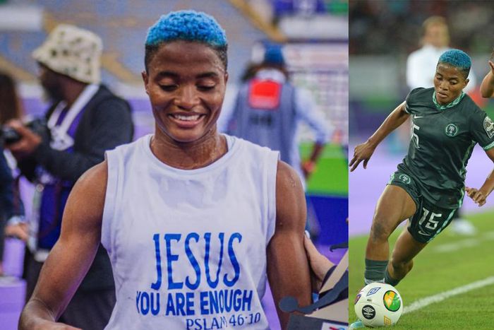 Rasheedat Ajibade breaks silence after red card against Morocco