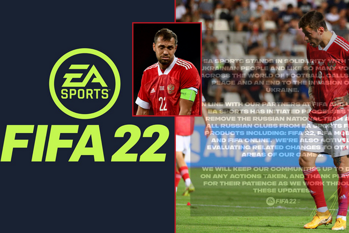 EA Sports will remove Russia National teams and club sides from all of it's franchises