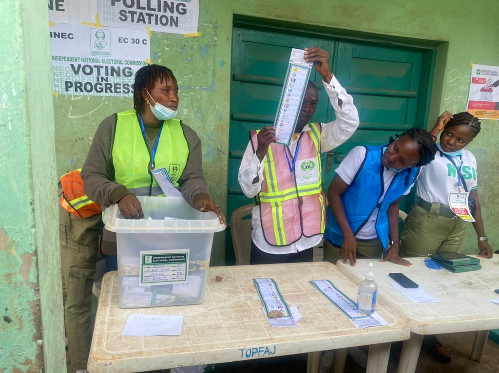 Aregbesola's polling unit in Osun State. [TheCable]