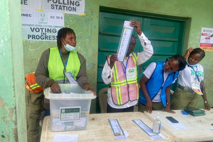 Aregbesola's polling unit in Osun State. [TheCable]