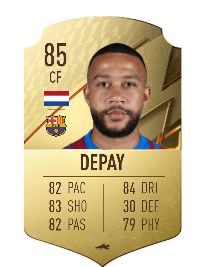 Memphis Depay FIFA 22 OPR