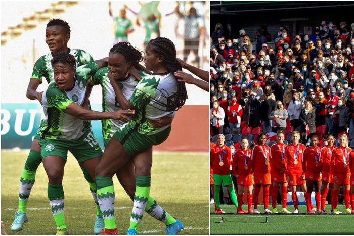 The Super Falcons of Nigeria face Canada in a friendly fixture