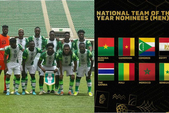 Super Eagles of Nigeria missing from CAF National Team of the Year