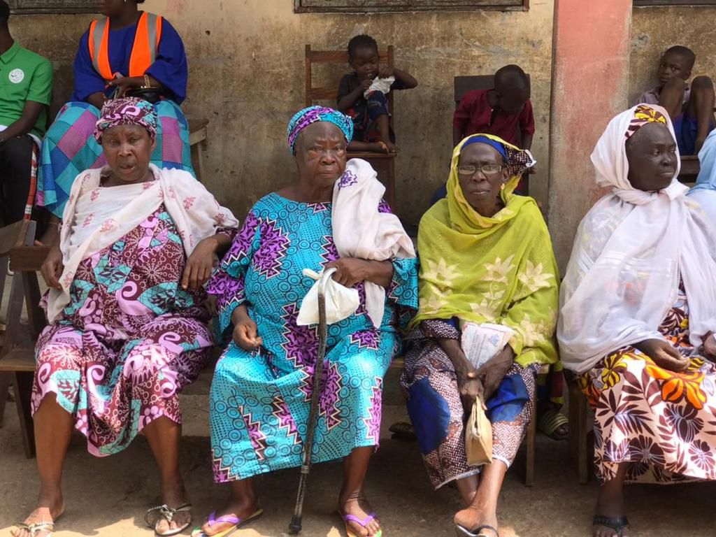 Some of the beneficiaries of the foundation's intervention programs in southwest Nigeria.