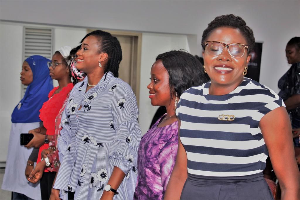 Excited participants at The HERawakening