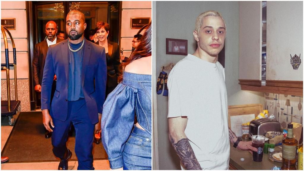 American rapper Kanye West and Pete Davidson [Instagram/KanyeWestTheGoat] [Instagram/PeteDavidson]