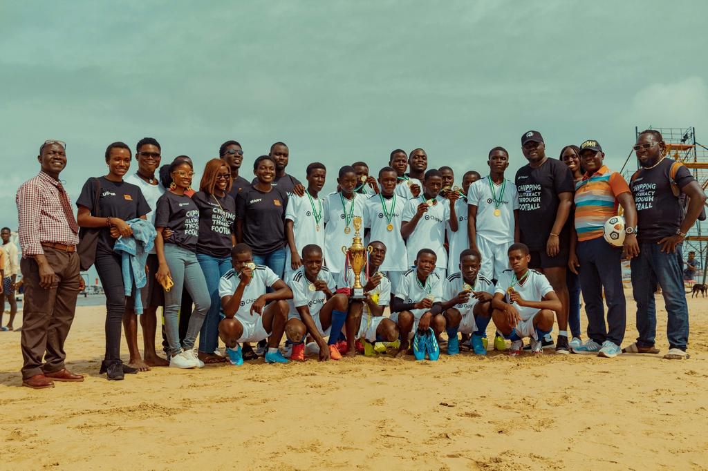 Chipping away illiteracy through football