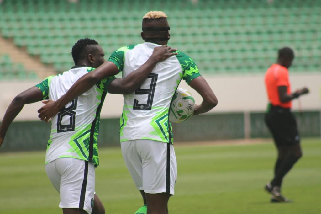 Super Eagles of Nigeria recorded a 10-0 victory against São Tomé and Príncipe (Andrew Randa)