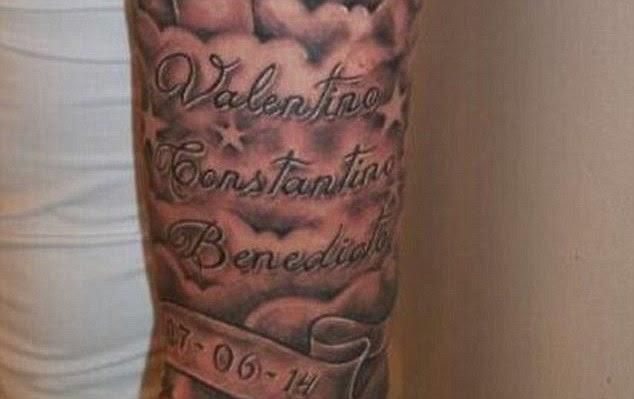Icardi arm tattoo