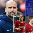 Steven Gerrard Pep Guardiola Jurgen Klopp Phillipe Coutinho