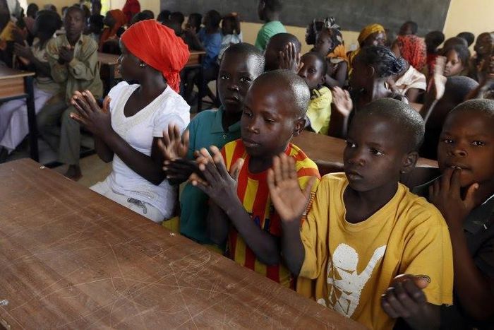 Nigerian school children