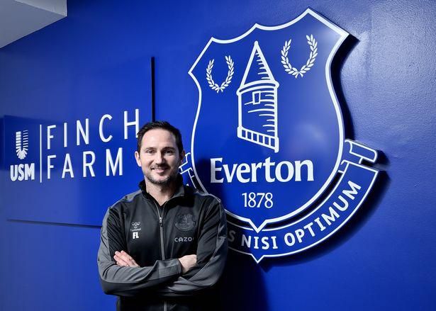 Frank Lampard as Everton's new manager