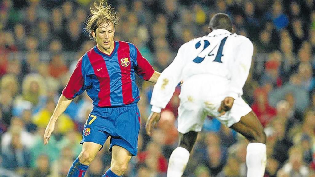 Gaizka Mendieta was an integral member of the Barcelona squad in the 2003/04 season