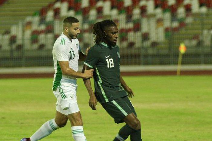 Iwobi was in action for Nigeria against Algeria