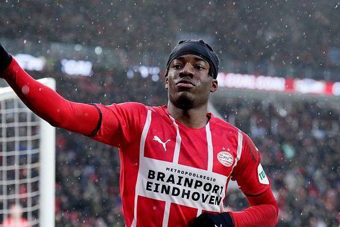 Noni madueke came off the bench to score PSV's fourth goal against Copenhagen