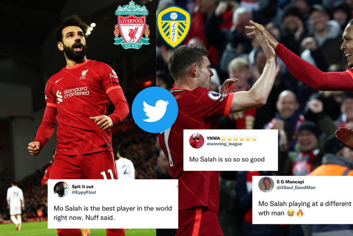 Social media reactions to Liverpool's 6-0 humbling of Leeds United on Wednesday