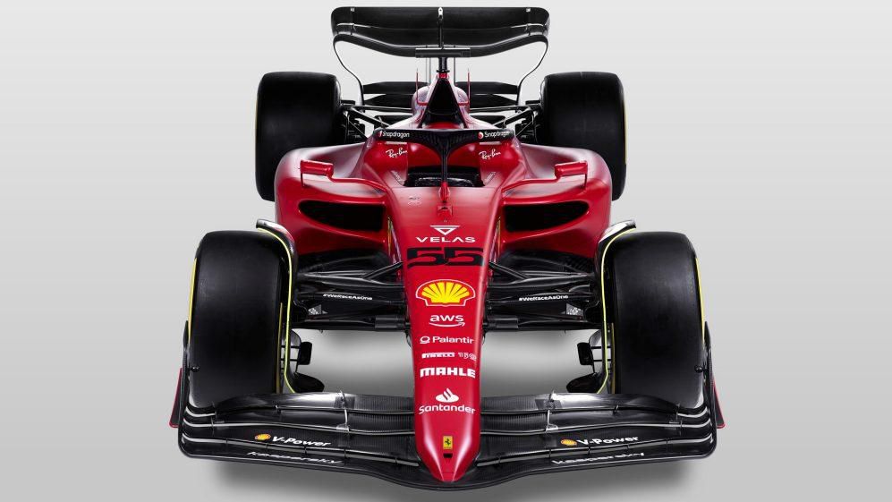 The curved side pods and the unique nose makes Ferrari's F1-75 one of the more aerodynamically efficient cars in the lineup so far