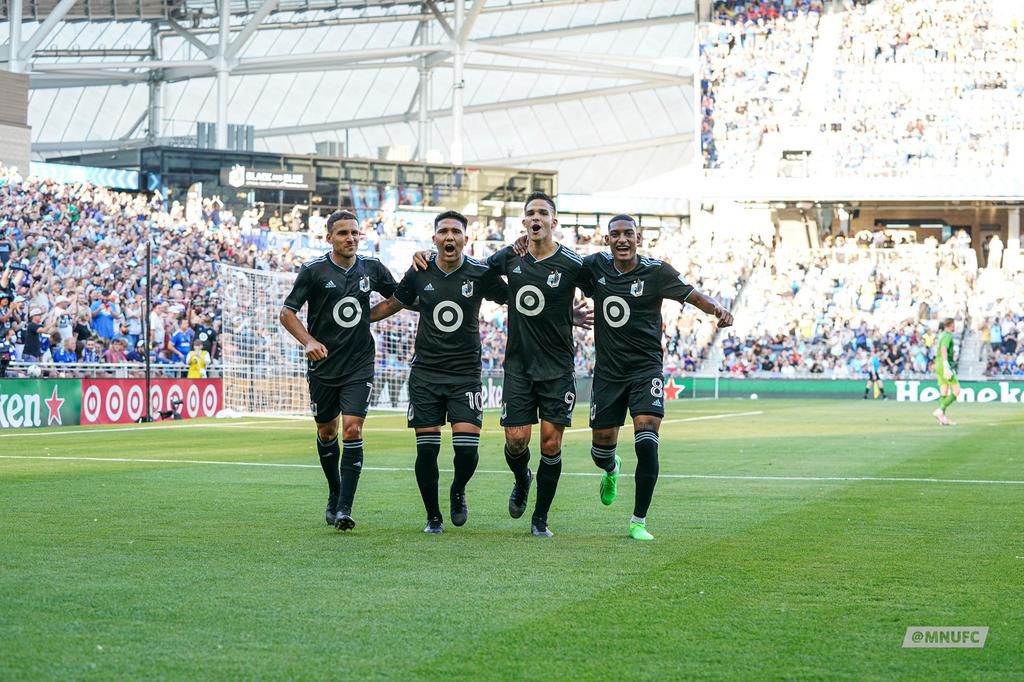 A good outing for MLS club Minnesota United against Everton.
