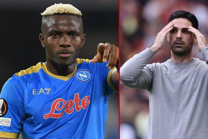 Victor Osimhen deserves a big move, slightly bigger than Mikel Arteta's Arsenal