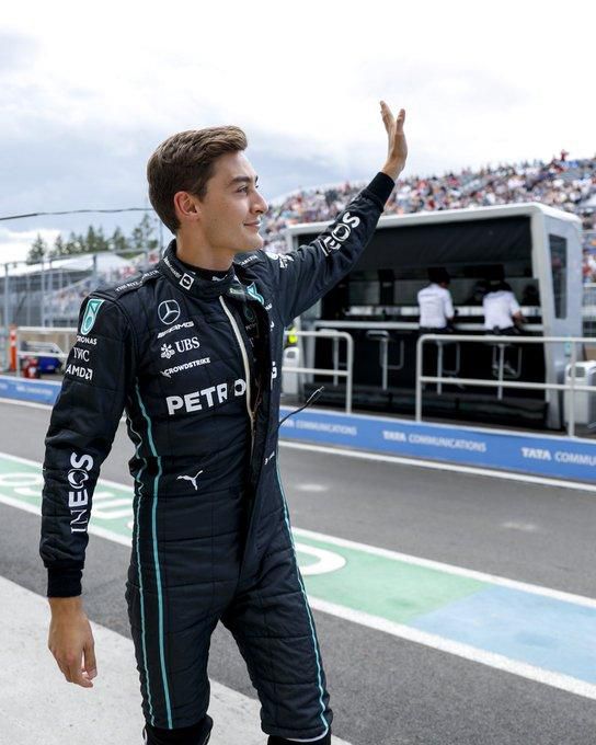 Mercedes driver George Russell