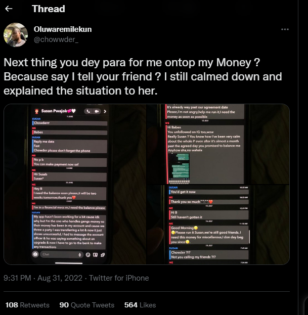 Actress Susan Pwajok called out over alleged N90K debt