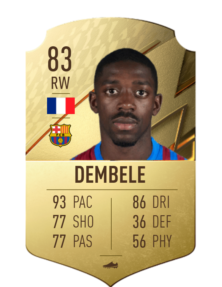 Ousmane Dembélé FIFA 22 OPR