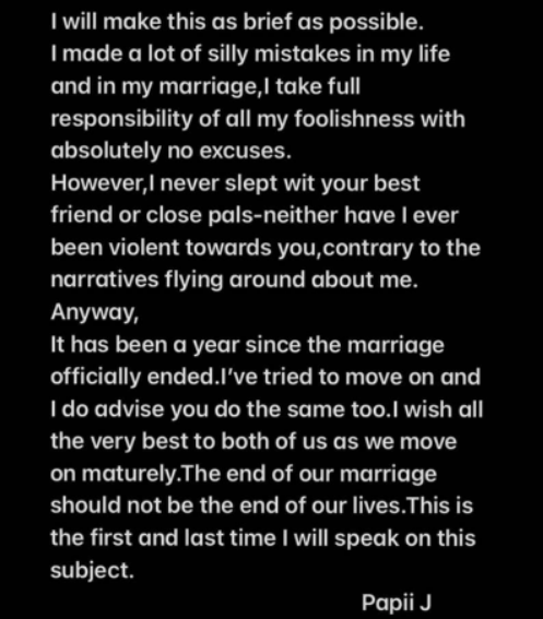 Kaffy's ex-husband says he did not sleep with her best friend