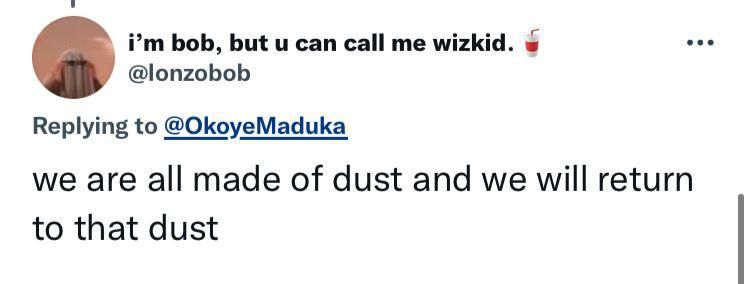 Another Nigerian dropping a quick reality check