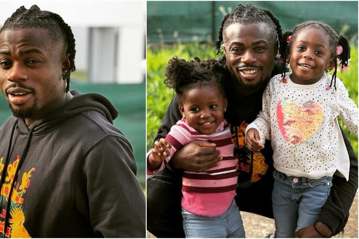 Moses Simon shows off his kids on social media