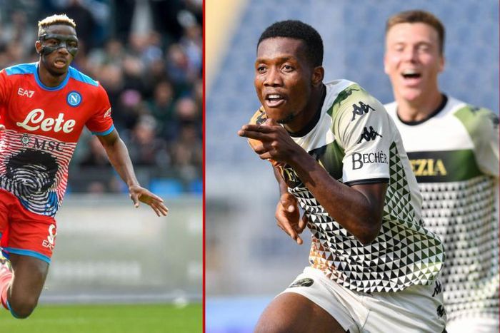 Victor Osimhen and David Okereke feature in Serie A goals of the season compilation